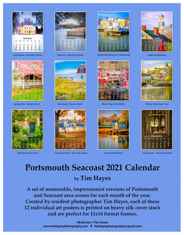 Portsmouth Seacoast Calendar 2021